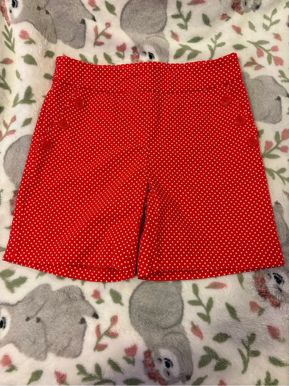 Red Polka Dot Shorts